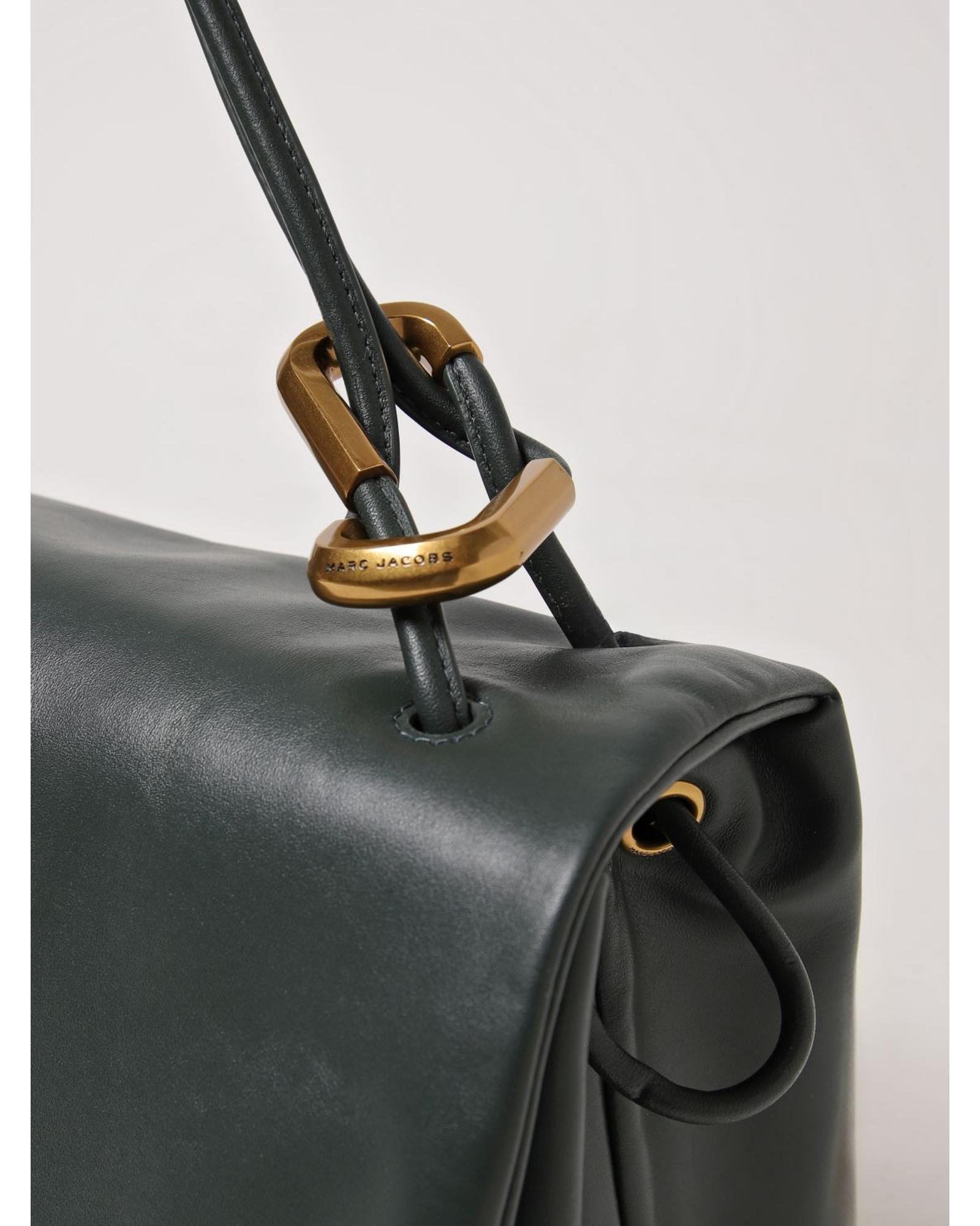 Marc Jacobs Softshot 21 Shoulder Bag Magnetic Clasp Wo - Green image 3