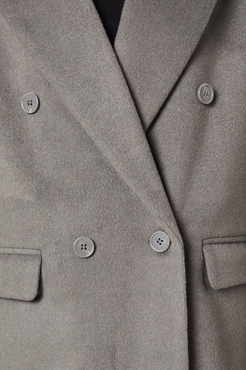 Dorothy Perkins Smart Pocket Detail Blazer Coat Grey image 5