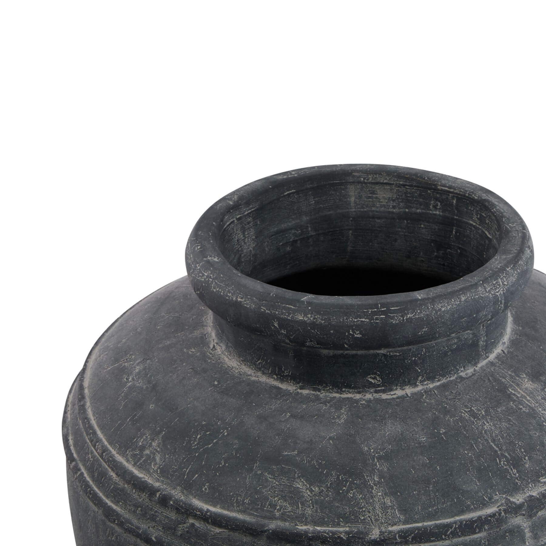 Sostter Grey Ceramic Mediterranean Water Pot image 2