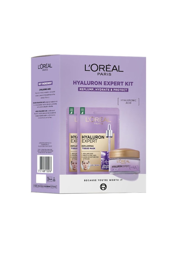 L'Oréal Paris Hyaluron Expert Kit Gift Set  with Hyaluronic Acid Multi