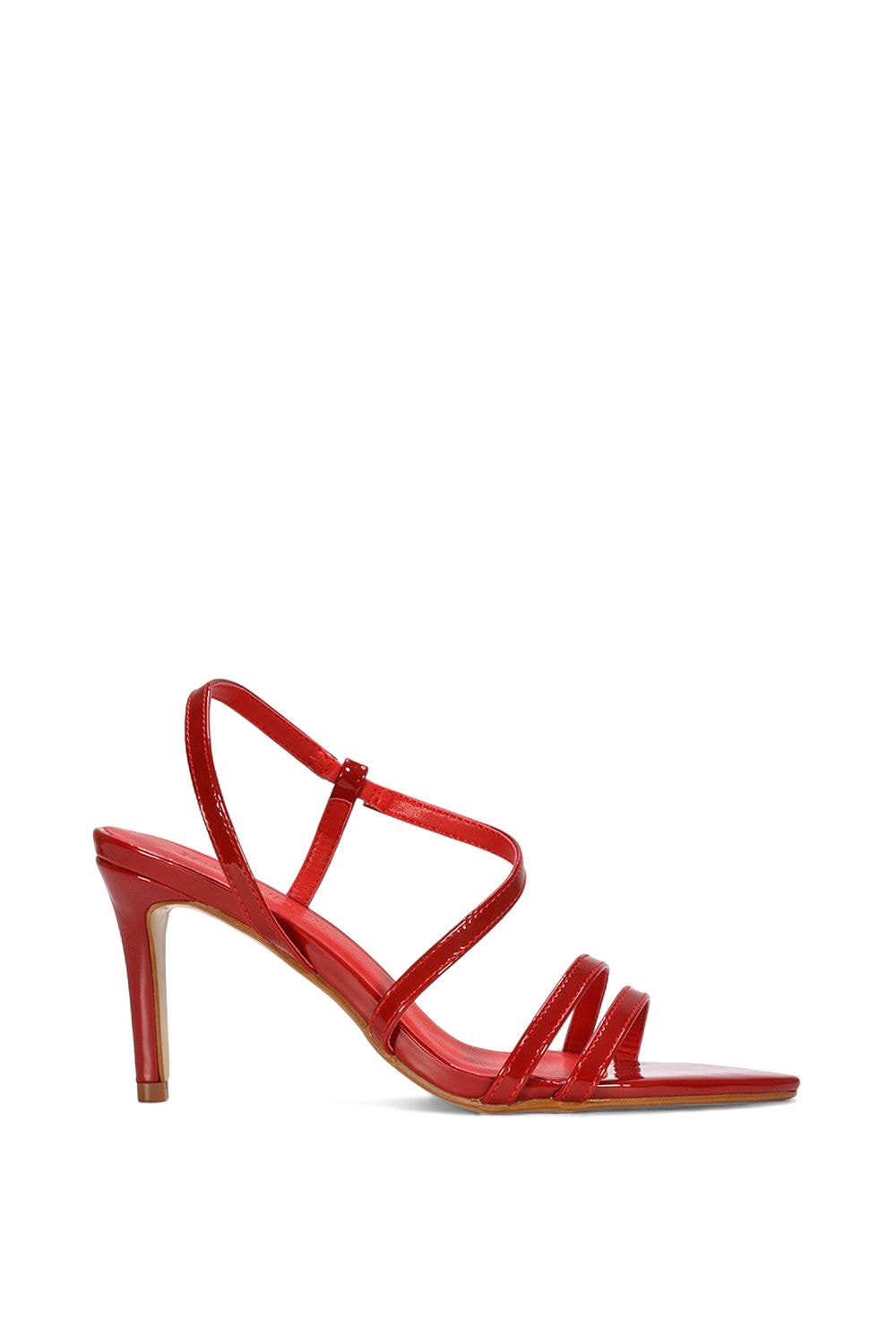 XY London 'Theodora' Strappy Pointed Toe Stiletto Heel Sandal Shoes image 1