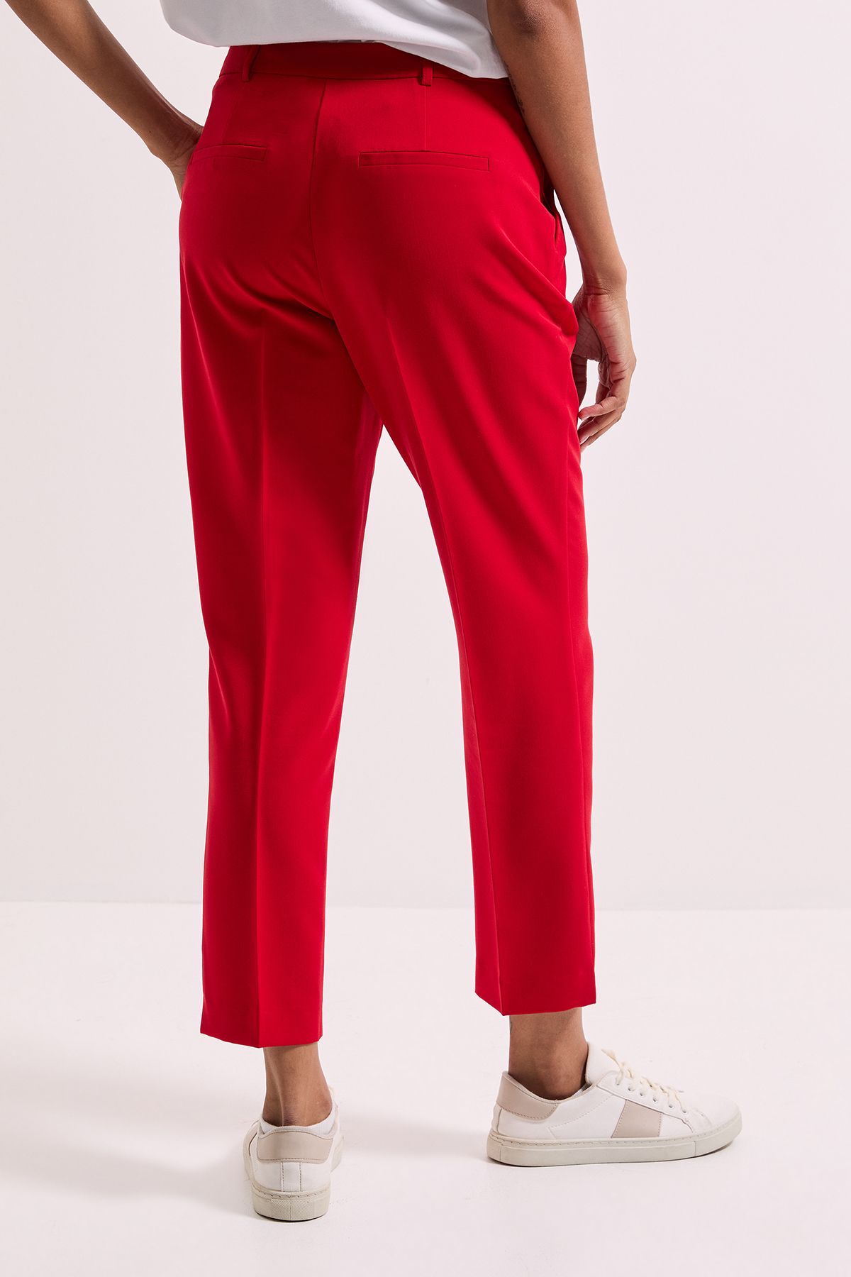 Dorothy Perkins Ankle Grazer Trouser Red image 3