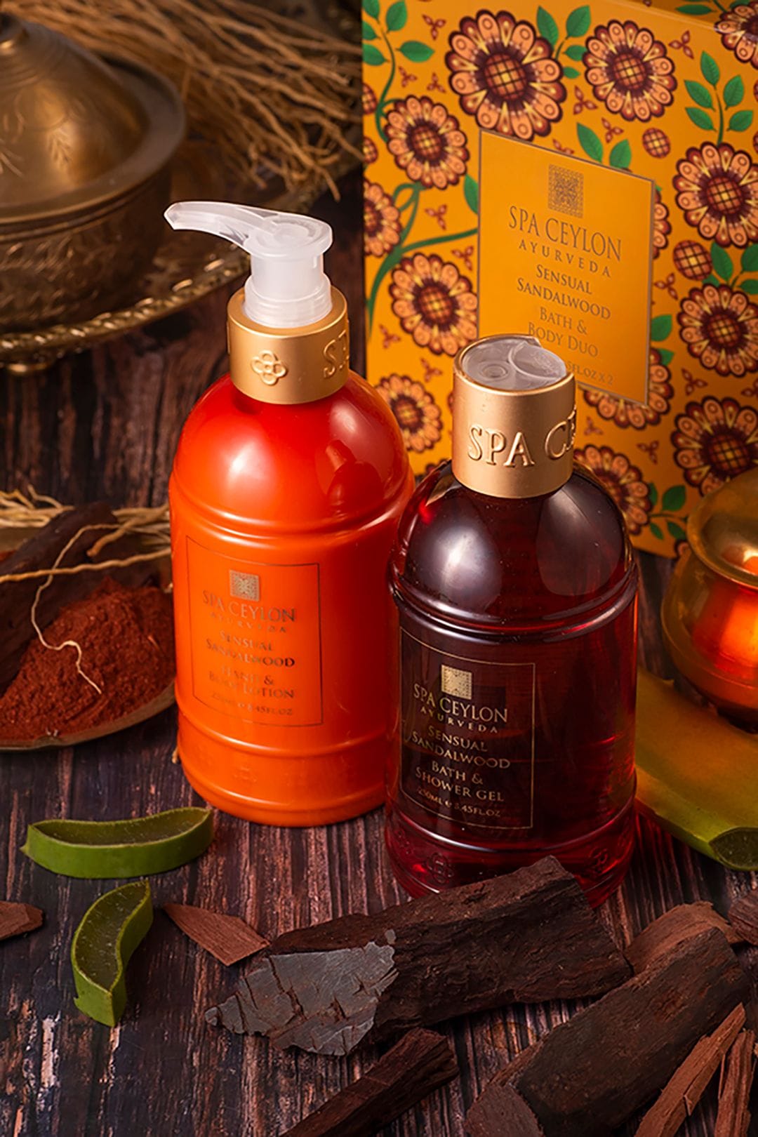 Spa Ceylon SPA CEYLON Sensual Sandalwood Bath & Body Duo Set image 2