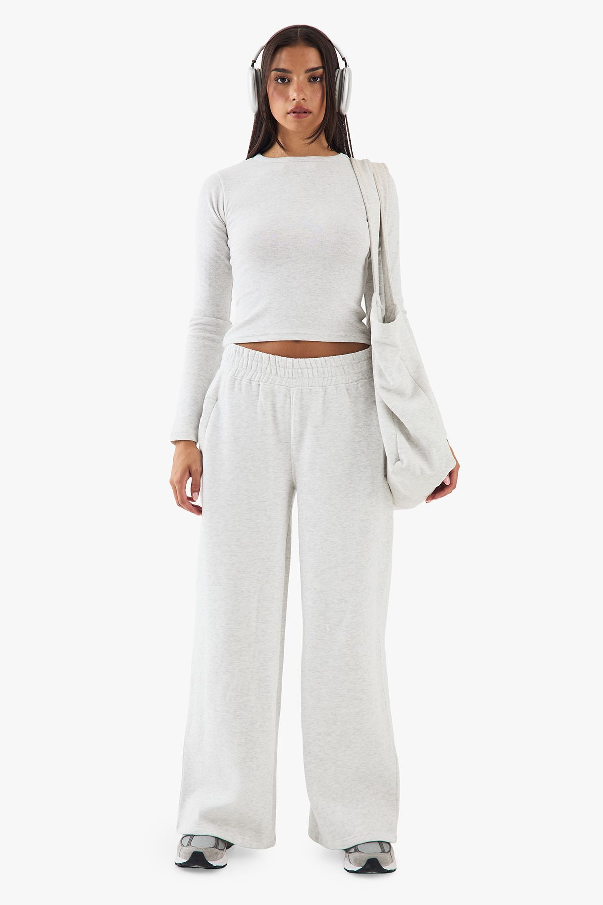 DSGN Studio DSGN Studio Straight Leg Jogger Ash Grey image 5