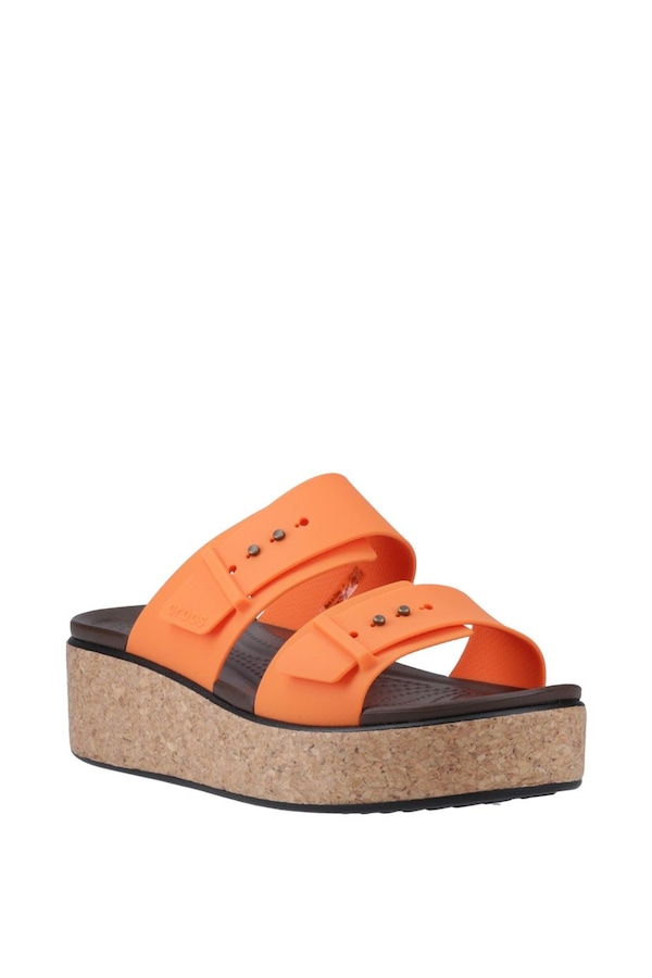Crocs Brooklyn Buckle Low Wedge