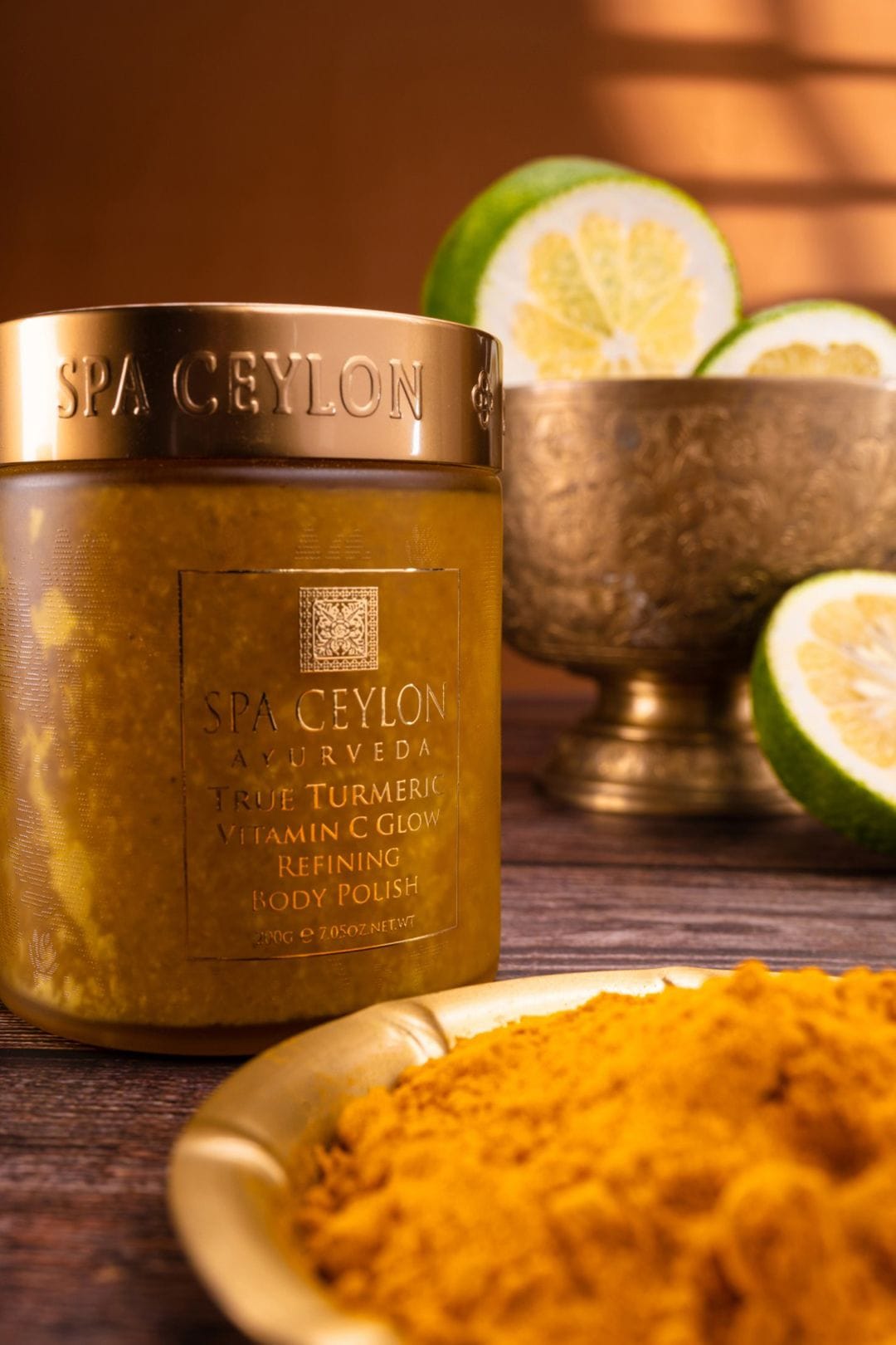 Spa Ceylon True Turmeric - Vitamin C Glow - Refining Body Polish -200g image 2