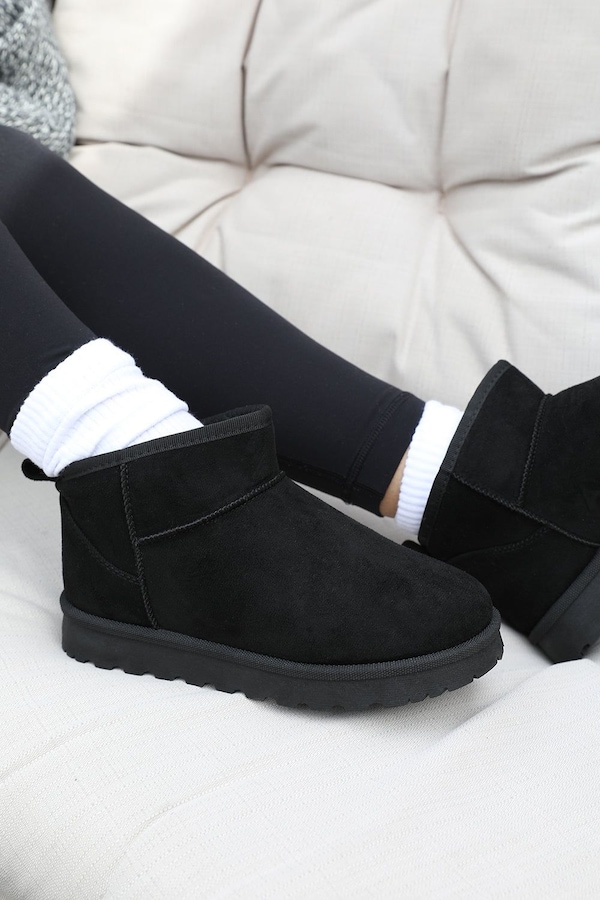 Where's That From 'Pine' Faux Fur Lining Ankle Boots