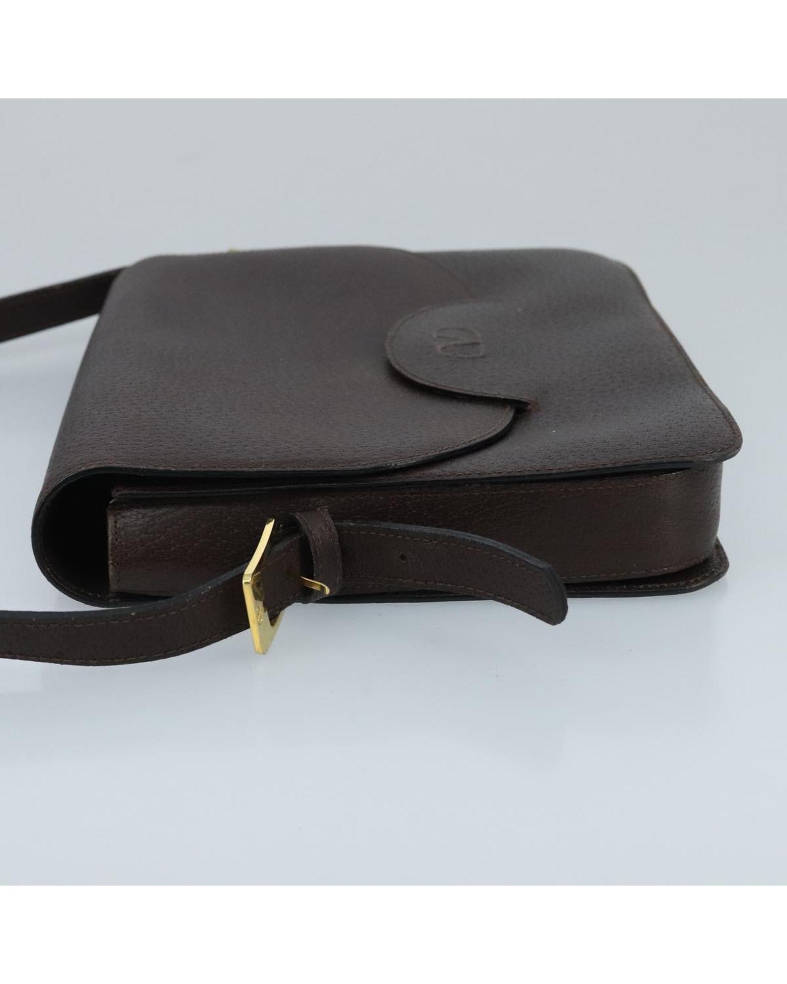 Valentino Preloved Leather Shoulder Bag Wo - Brown image 5