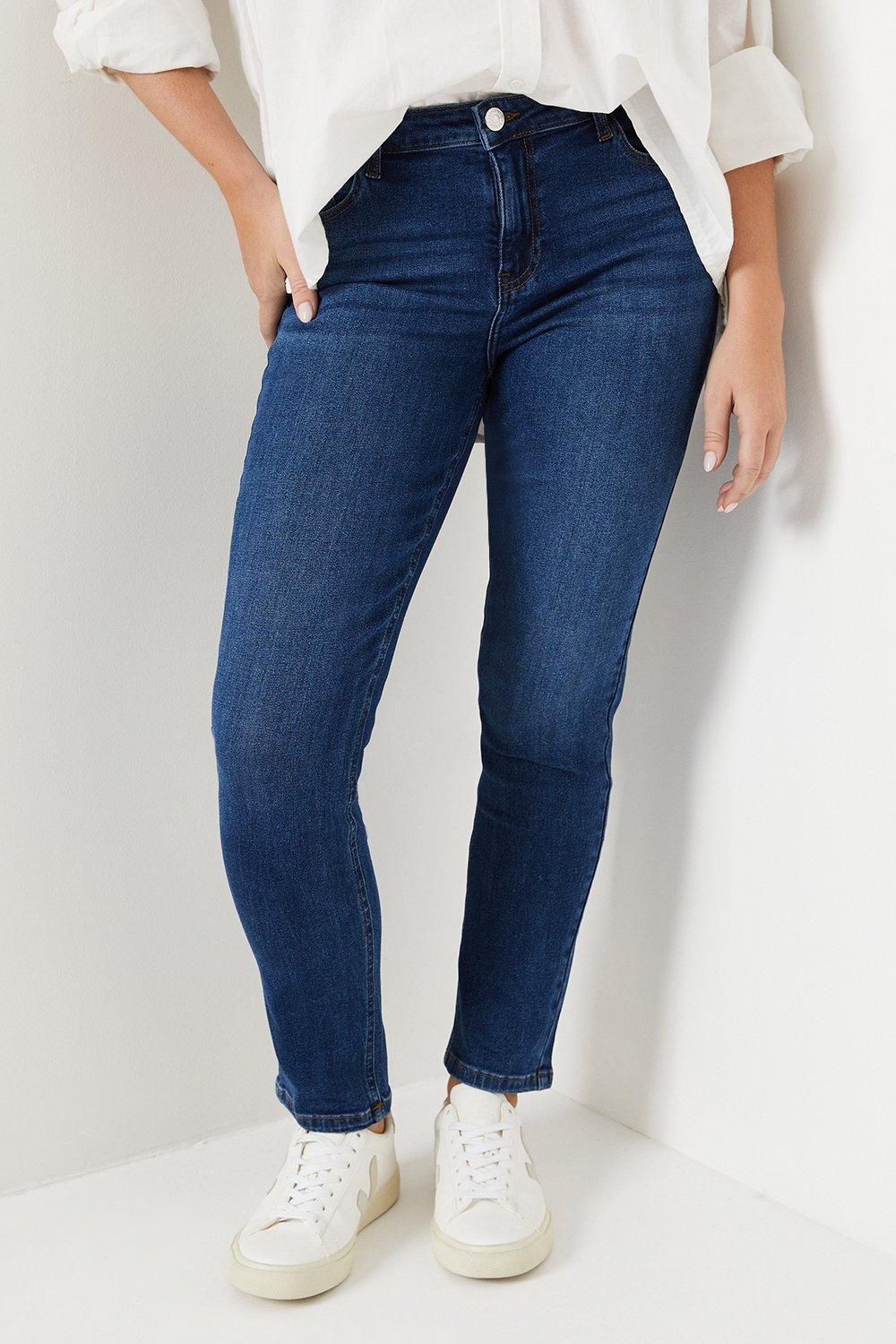 Dorothy Perkins Comfort Stretch Slim Jeans Mid Wash image 4