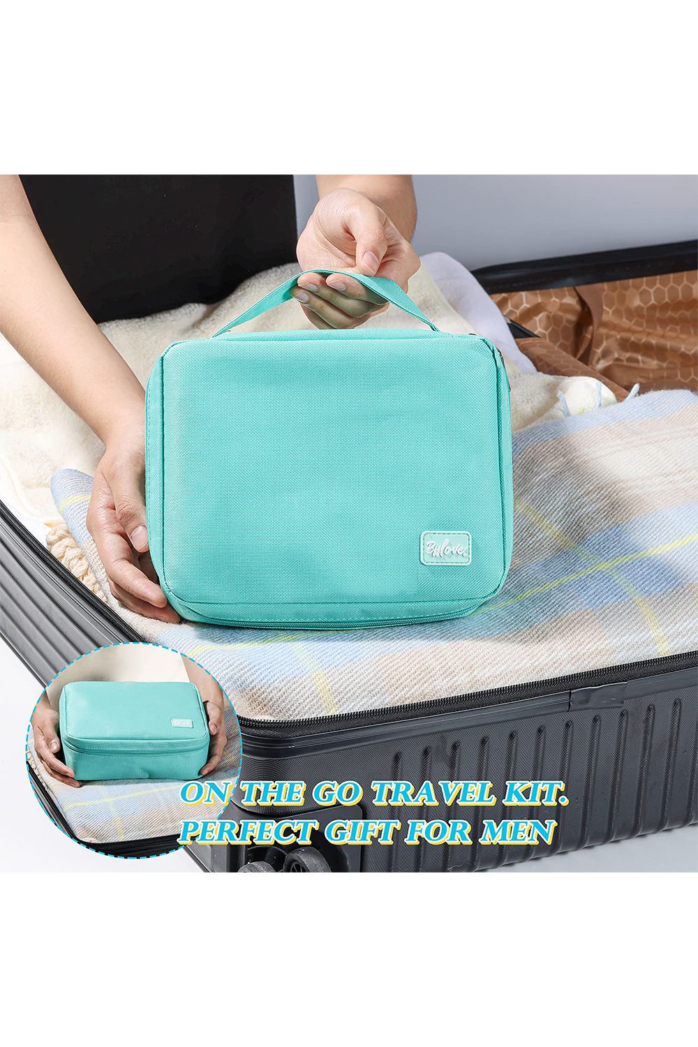 Living and Home 9Pcs Spa Gift Baskets Daisy Scent Toiletry Set Summer Travel Skincare Kit image 3