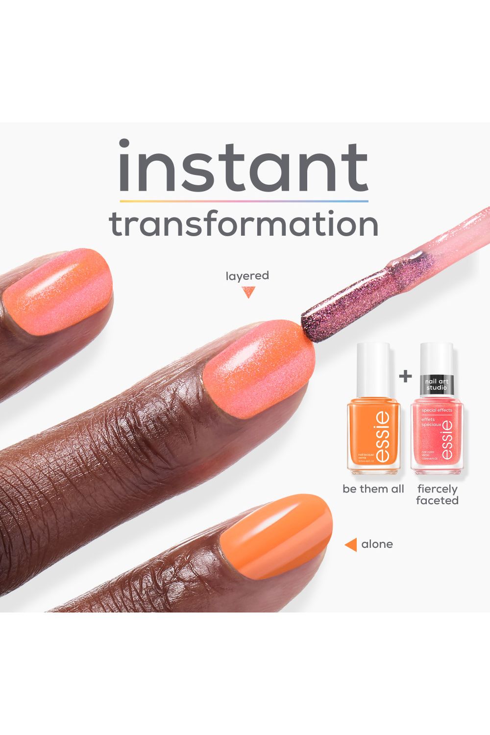 Essie Nail Polish - Be Them All Collection 13.5ml Firecely Faceted image 4