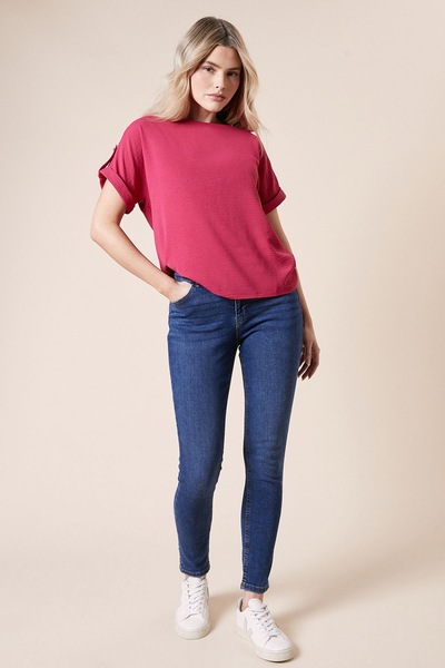 Dorothy Perkins Comfort Stretch Skinny Jeans Mid Wash