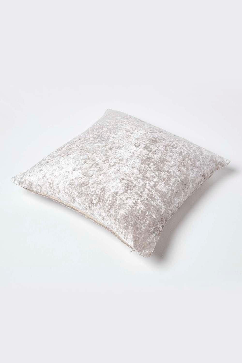 Homescapes Luxury Crushed Velvet Cushion Cover image 4