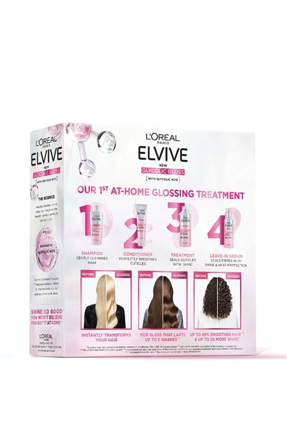 L'Oréal Paris Elvive At-Home Glossing Hair Care Gift Set Multi image 3