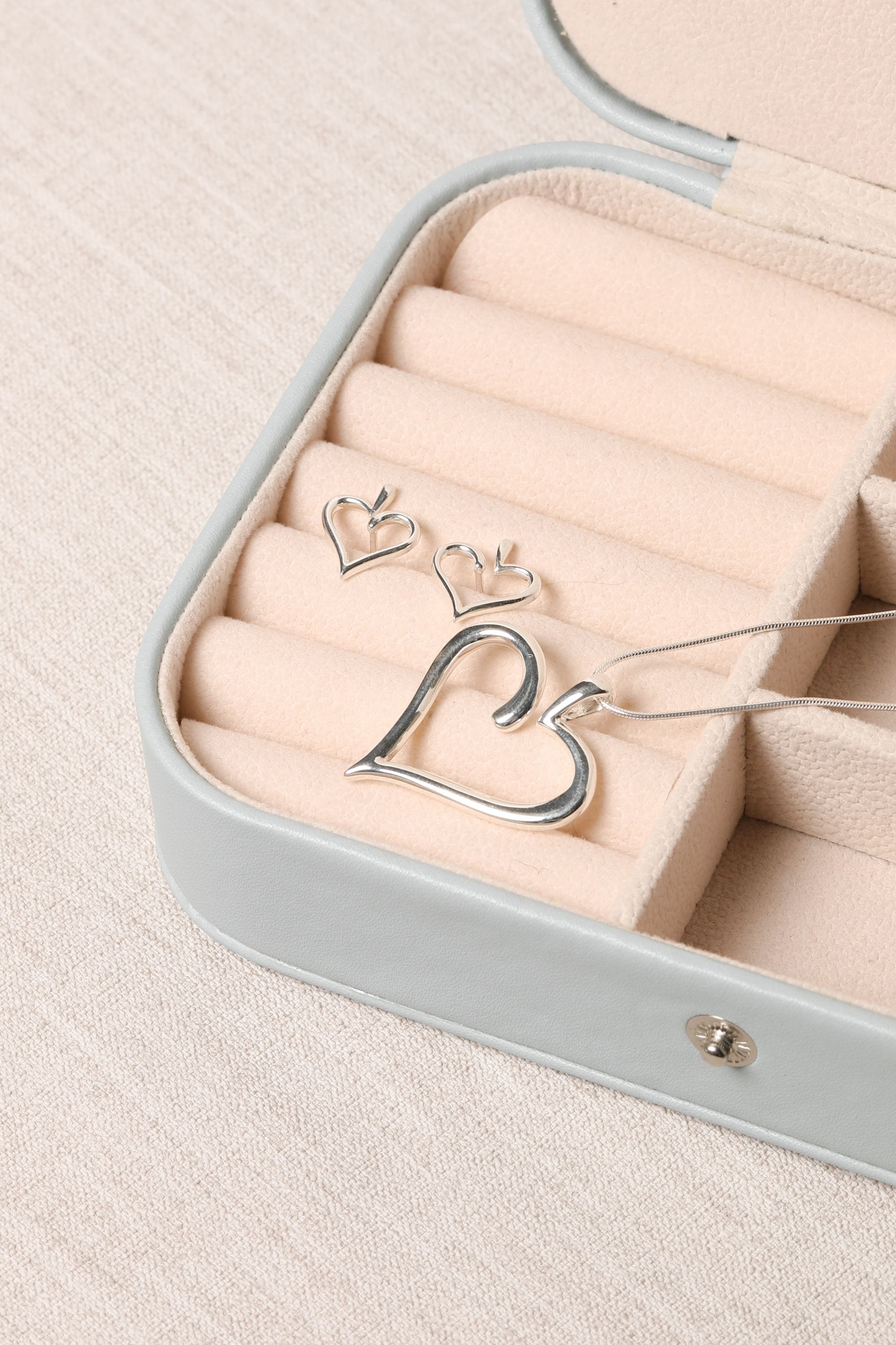 Simply Silver Sterling Silver 925 Polished Open Heart Pendant image 3