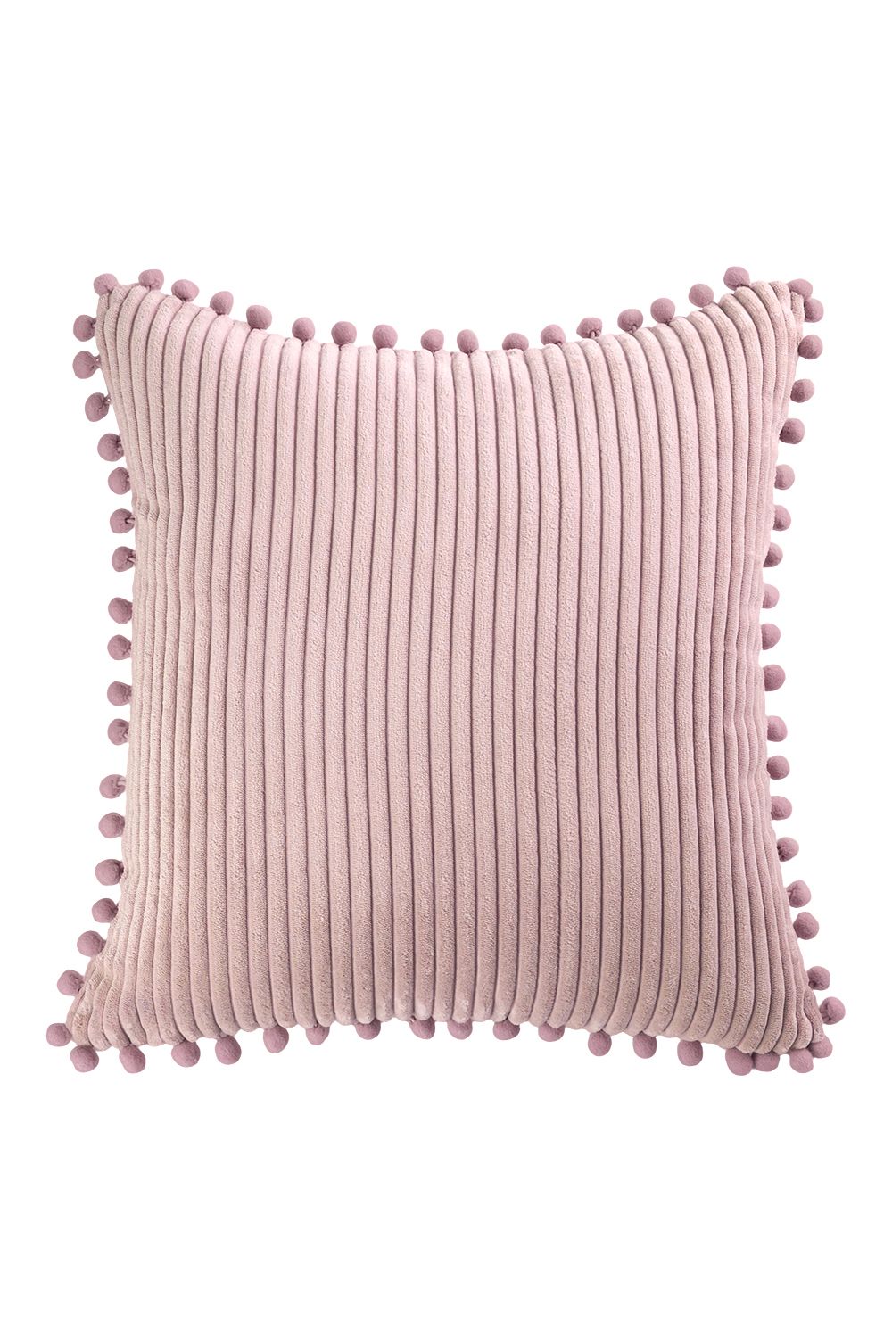 Living and Home Polyester Cushion Cover with Pom-Pom Trim image 5