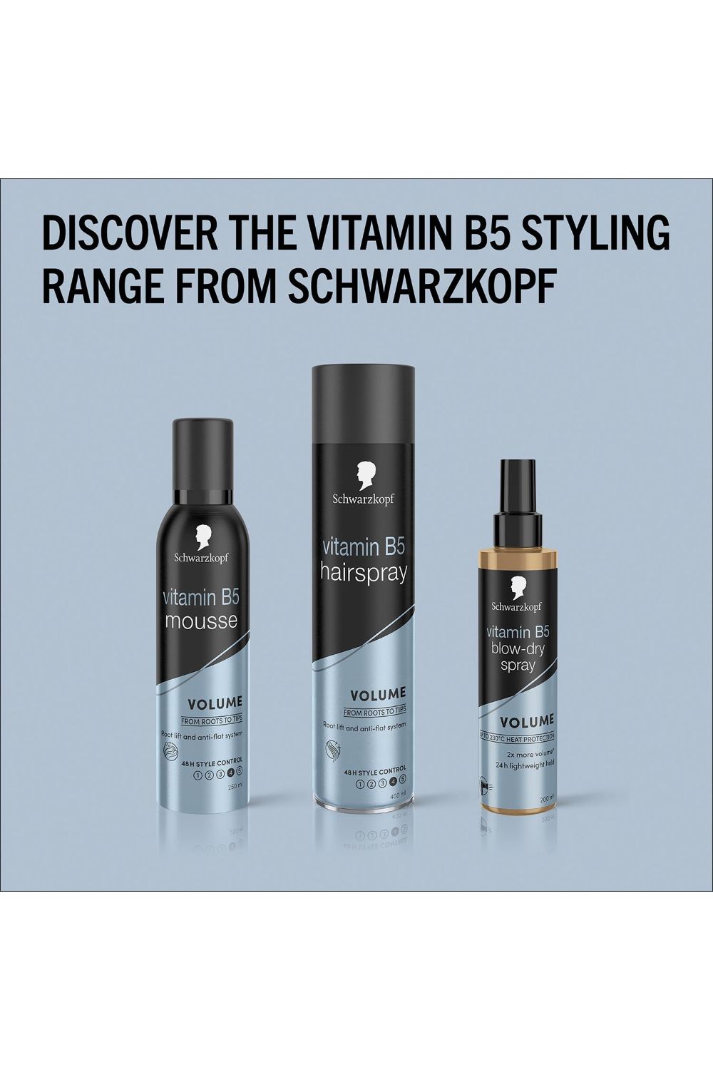 Schwarzkopf Professional Styling 'Mousse' 48H Extra Strong 250ml 3 Pack image 2