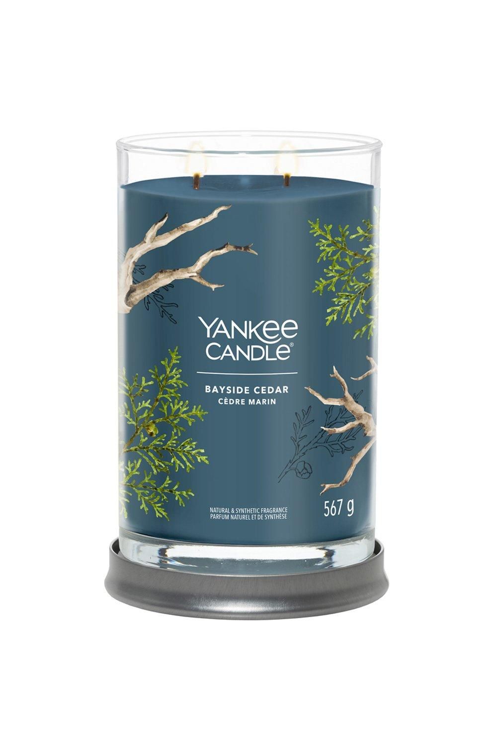 Yankee Candle Signature Large Tumbler Bayside Cedar Blue image 2