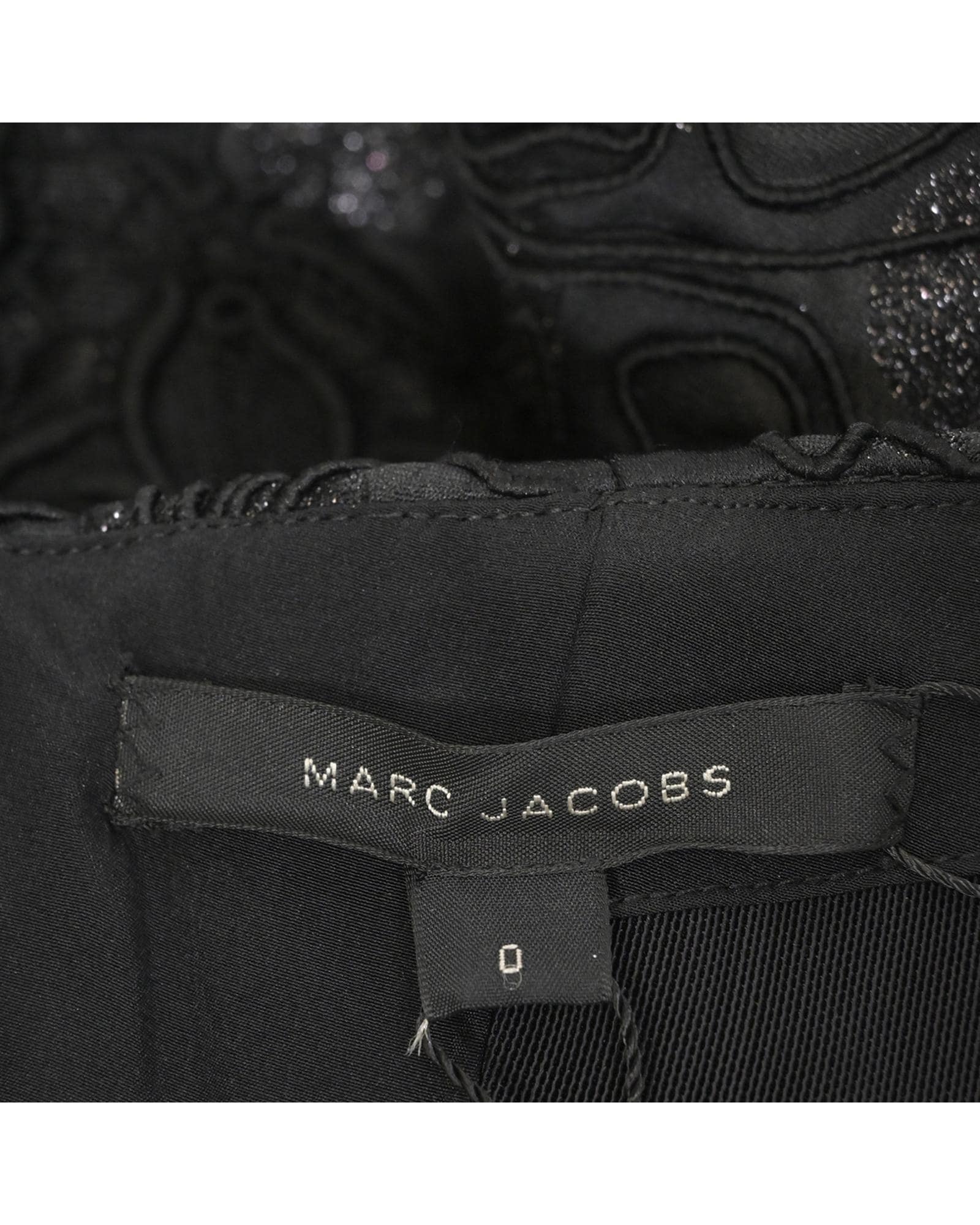 Marc Jacobs Preloved Embossed Floral Evening Gown Wo - Black Dresses image 8