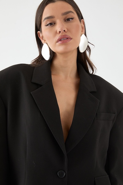 MissPap Premium Oversized Blazer Black