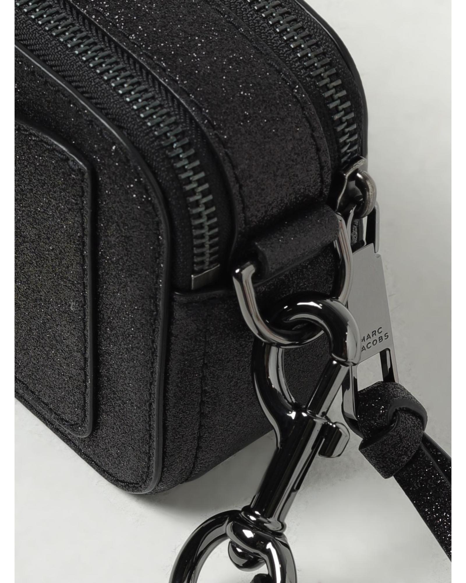 Marc Jacobs Snapshot Glitter Crossbody Wo - Black Clutch Bags image 3
