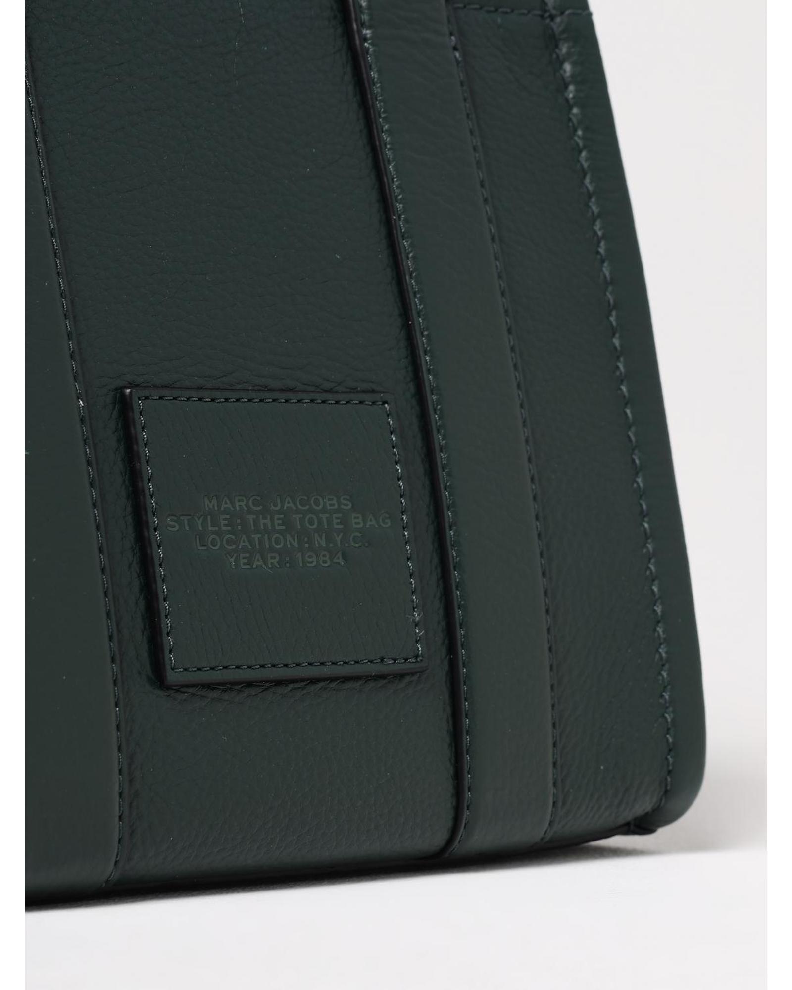 Marc Jacobs The Tote Bag Embossed Logo Wo - Green Handbags image 3