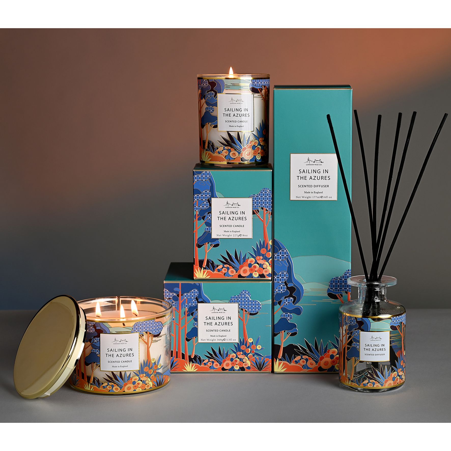 The London Wax Company Sailing In The Azures Diffuser 177ml image 3