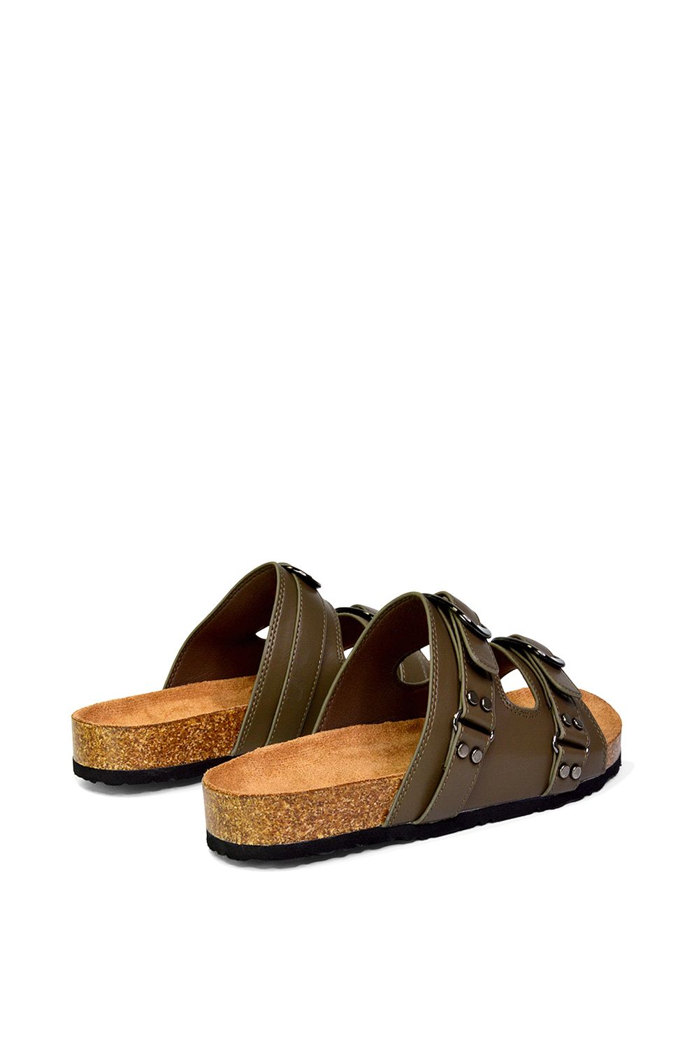 XY London 'Evan' Strappy Slip On  Buckle Flat Sandal Sliders image 5