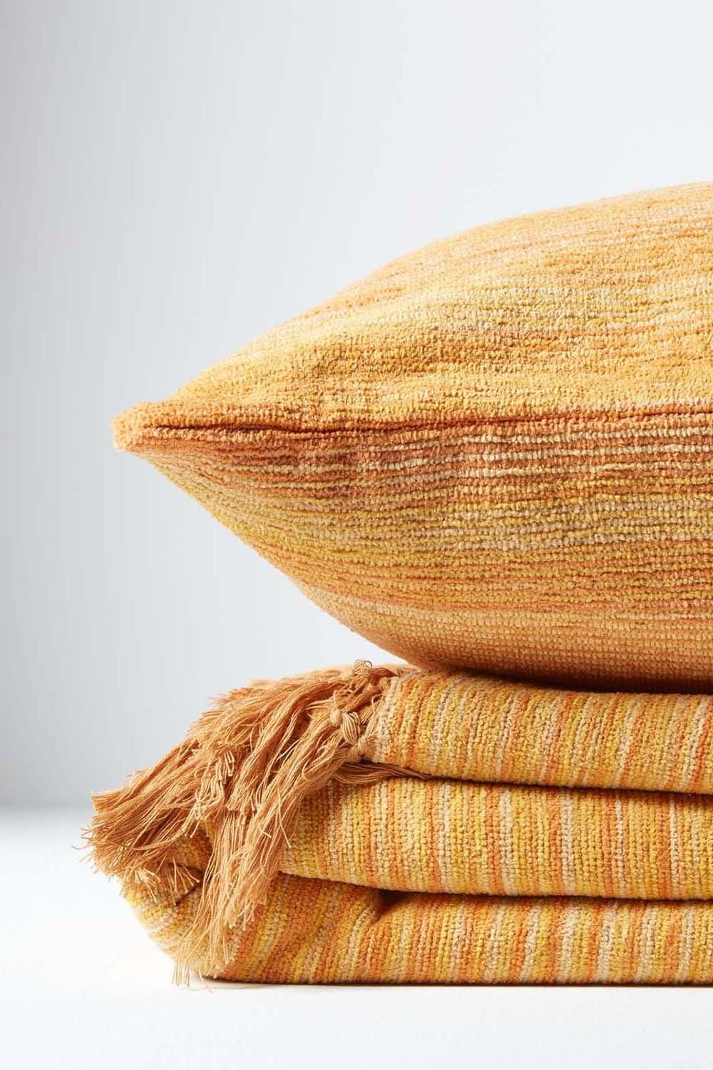 Homescapes Cotton Chenille Tie Dye Cushion Cover image 4