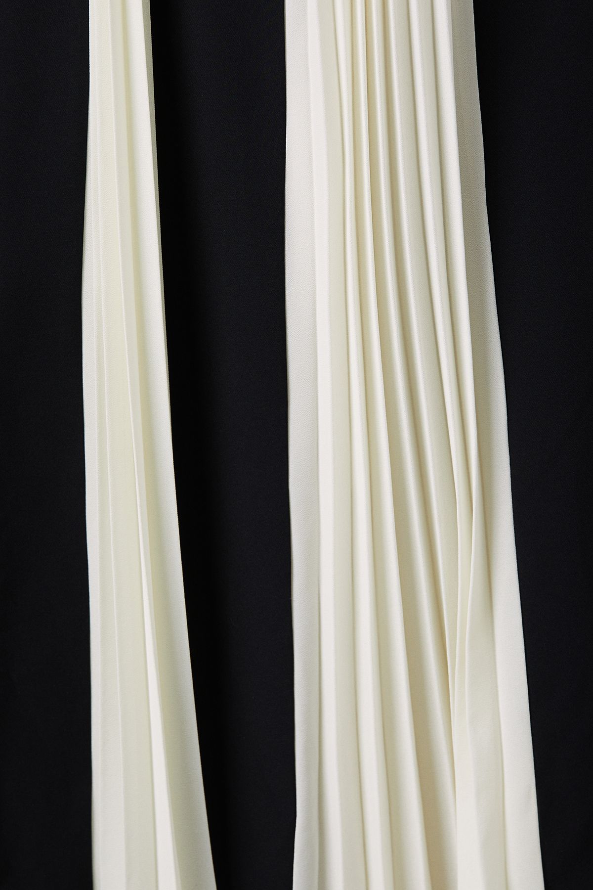 Coast Cross Front Pleat Panelled Maxi Dress Mono image 5