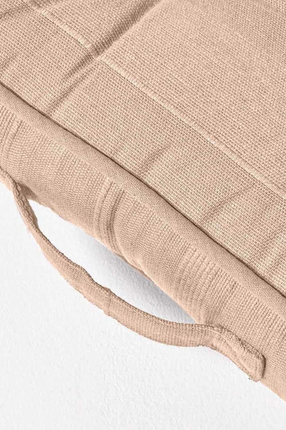 Homescapes Rajput Ribbed Cotton Floor Cushion image 4