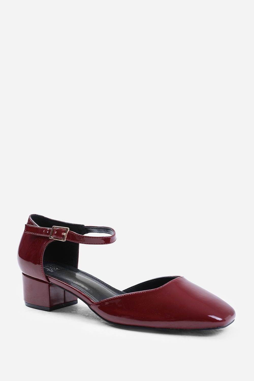 Where's That From 'Peony' Square Toe Low Block Heel With Strap image 2
