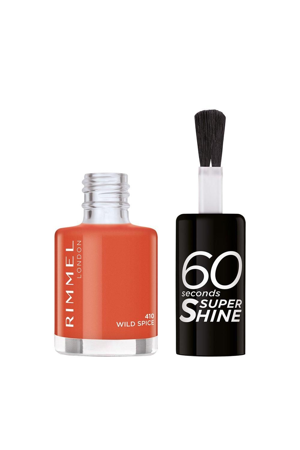 Rimmel London 60 Seconds Super Shine Nail Polish Wild Spice image 2