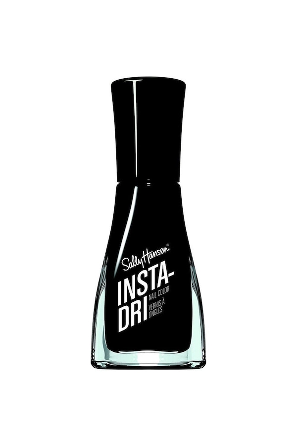 Sally Hansen Insta-Dri Nail Polish Black To Black