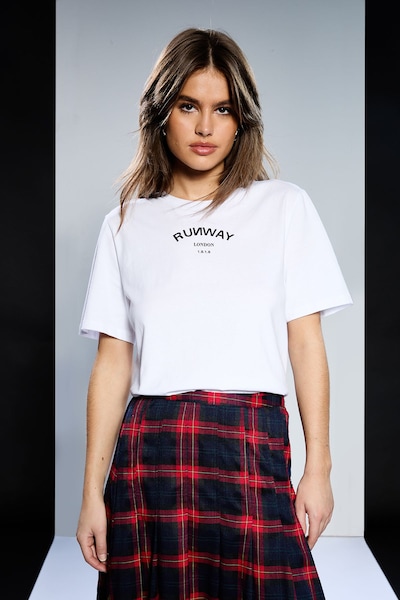 RUNWAY 1.8.1.8 Runway 1.8.1.8 Branded Tee White