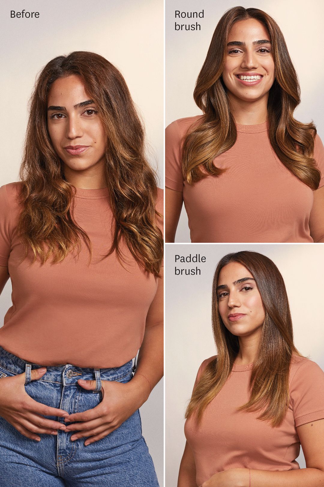 T3 AireBrush Duo Interchangeable Hot Air Blow Dry Brush Multi image 6