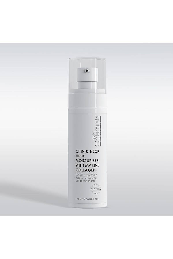 skinChemists professional Chin & Neck Tuck Moisturiser with Marine Collagen 120ml