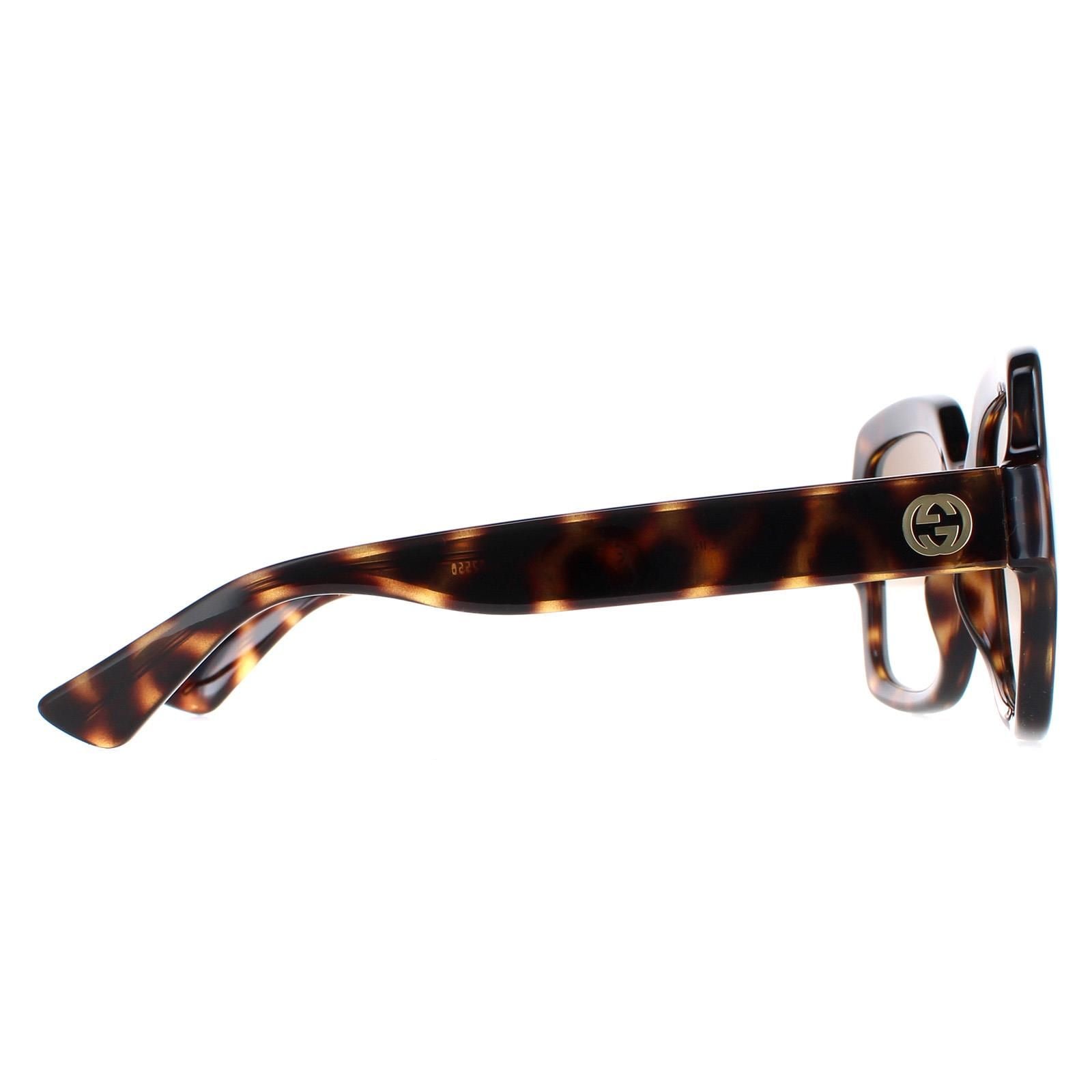 Gucci Square Havana Brown Gradient GG1337S image 4