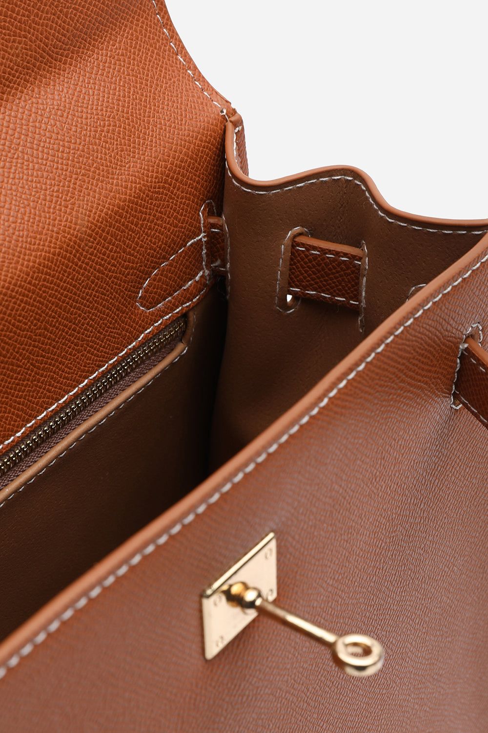 Where's That From 'Lluvia' Top Handle Satchel Mini Tote Bag with Turn-Lock Closure image 5