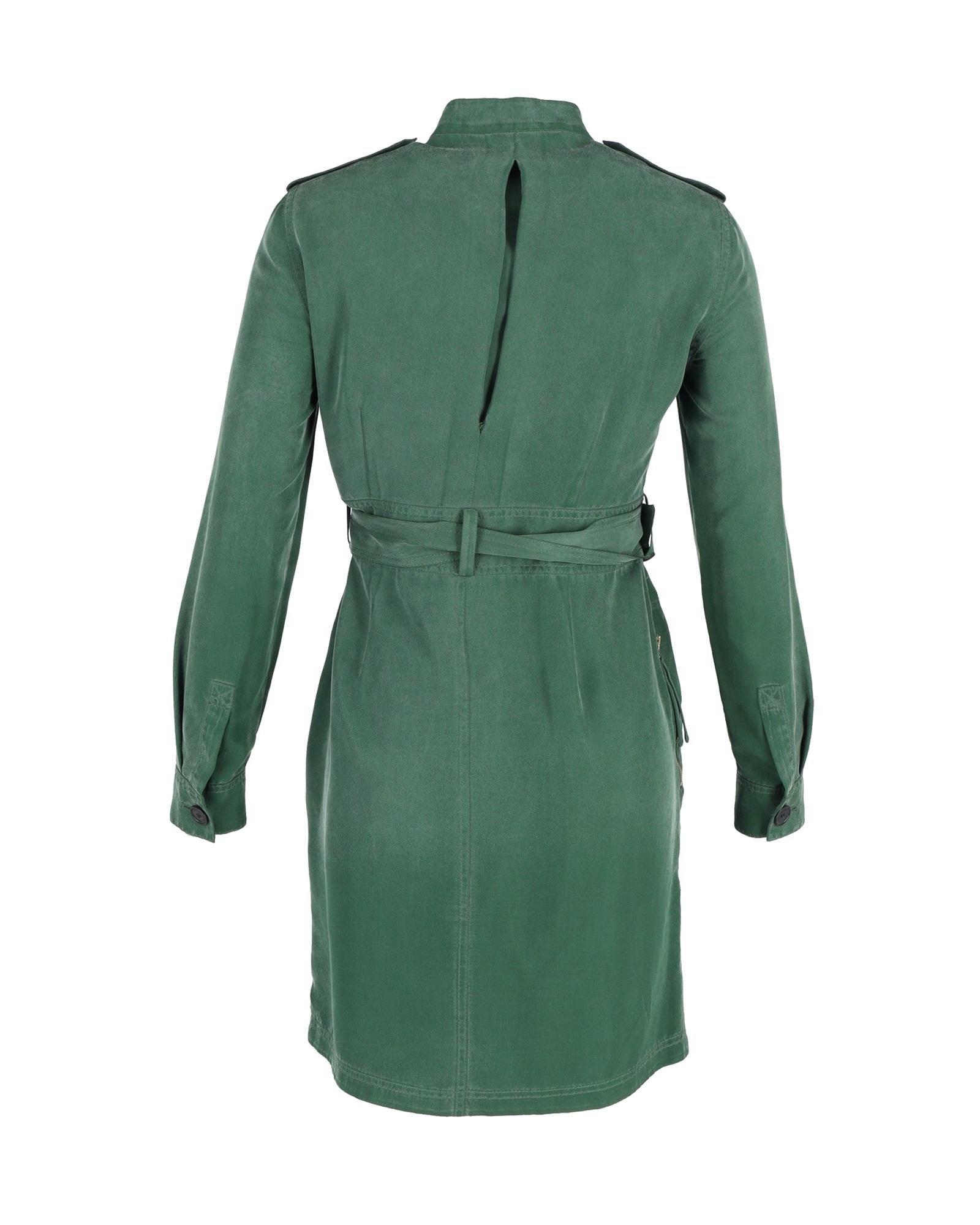 Marc Jacobs Preloved Silk Mini Dress with Belt Wo - Green Dresses image 3
