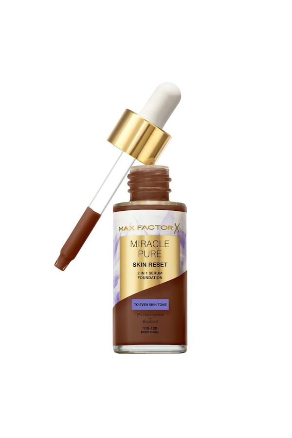 Max Factor Miracle Pure Skin Reset Serum Foundation 30ml Deep Cool