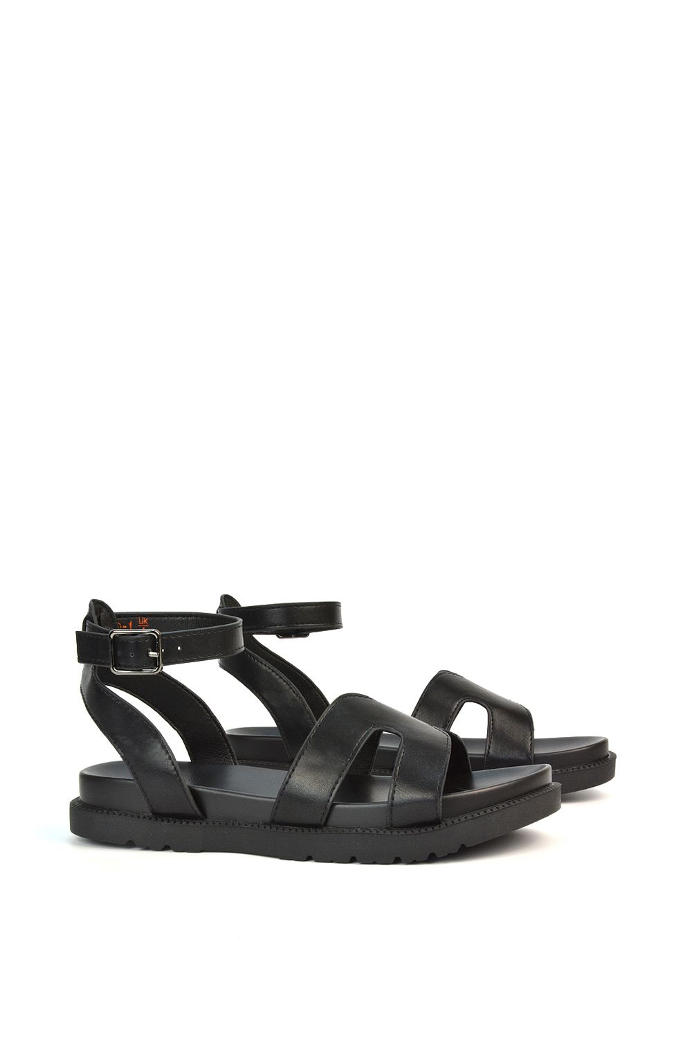 XY London 'Angie' Flat Strappy Flexible Flatform Open Toe Sandals image 4
