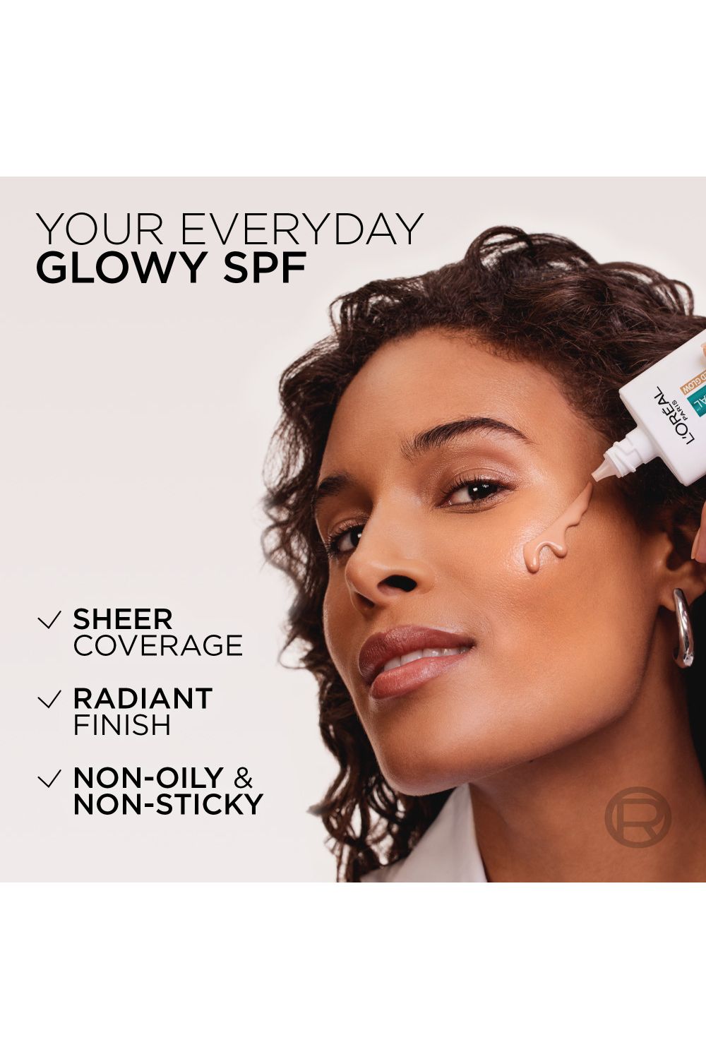 L'Oréal Paris Daily Fluid Tinted Glow SPF 50+, Bronze Glow, 50ml Multi image 2