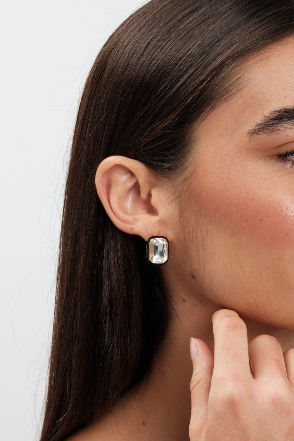 Jon Richard Crystal And Enamel Statement Earrings image 2