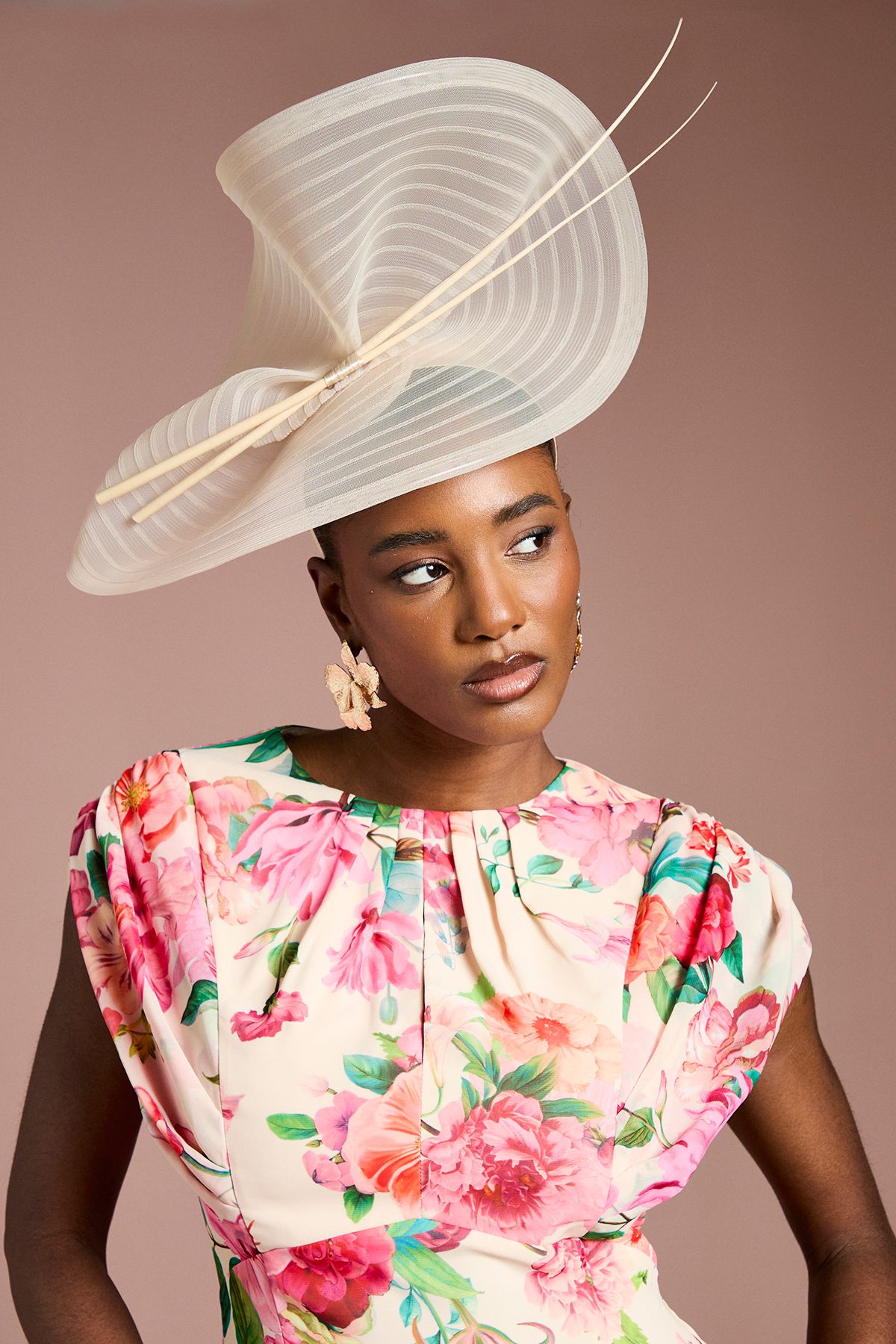 Coast Quill Detail Fascinator Champagne