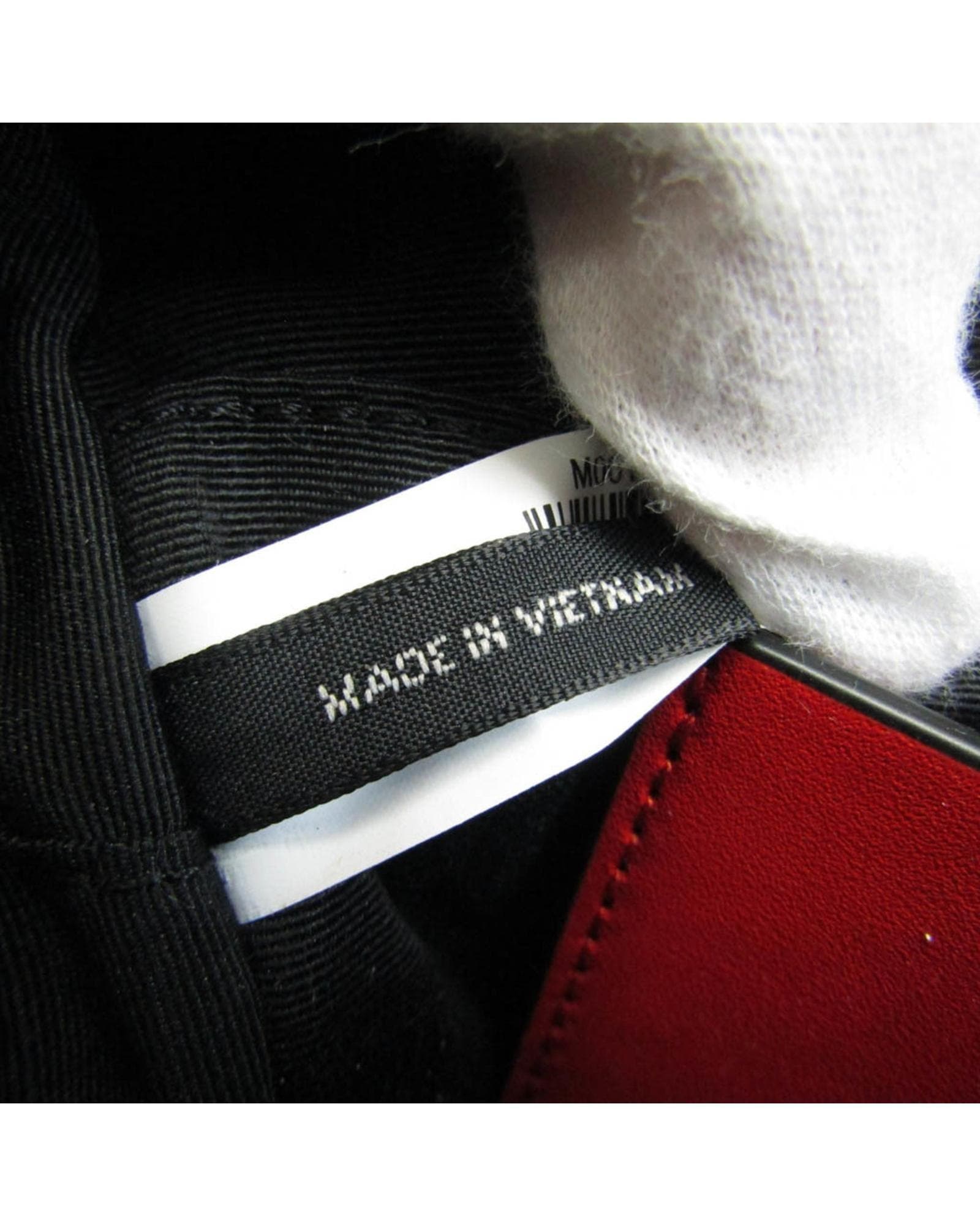 Marc Jacobs Preloved Snapshot Mini Camera Bag Zip Closure Wo - Red Shoulder image 10