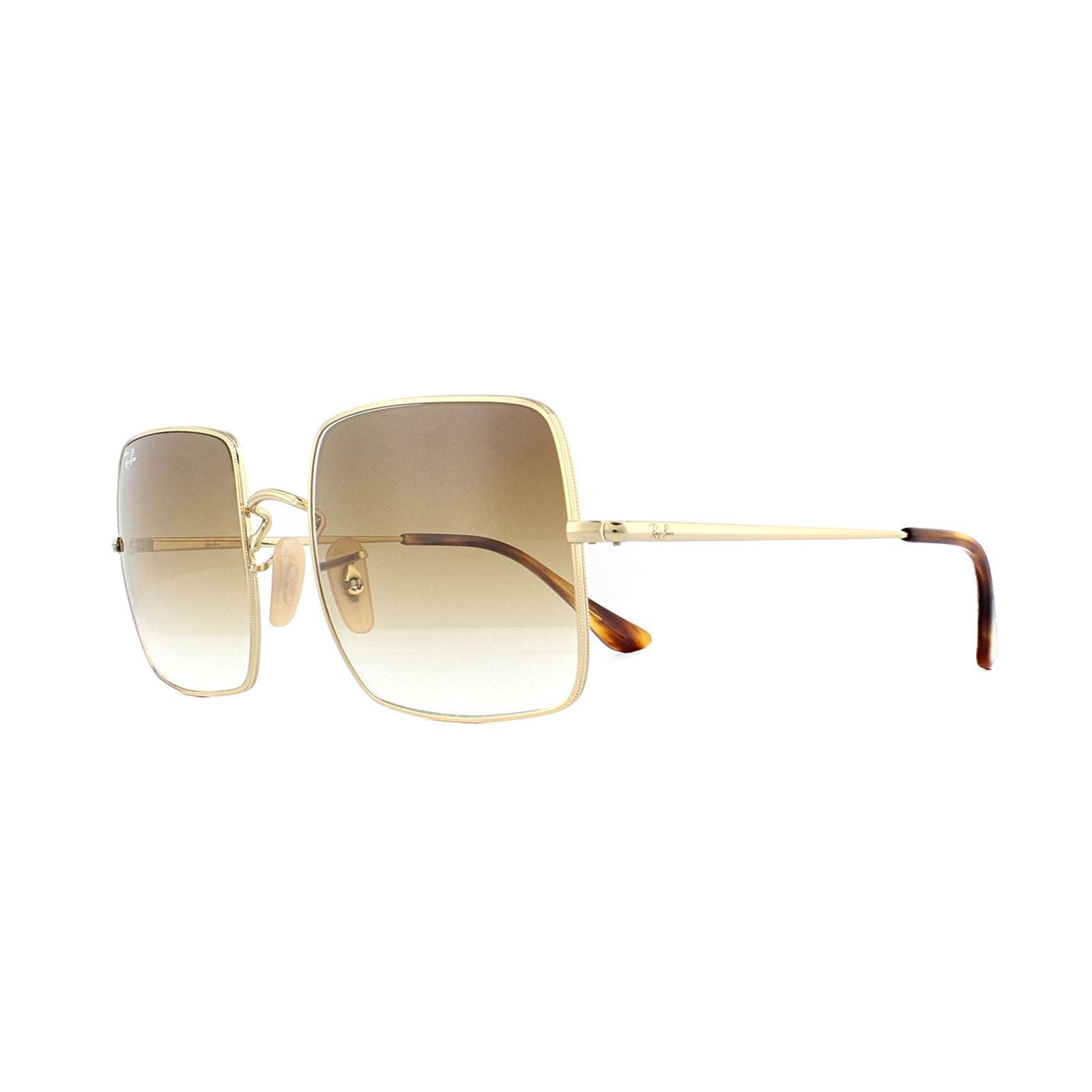 Ray-Ban Square Gold Light Brown Gradient Square RB1971 Sunglasses image 2