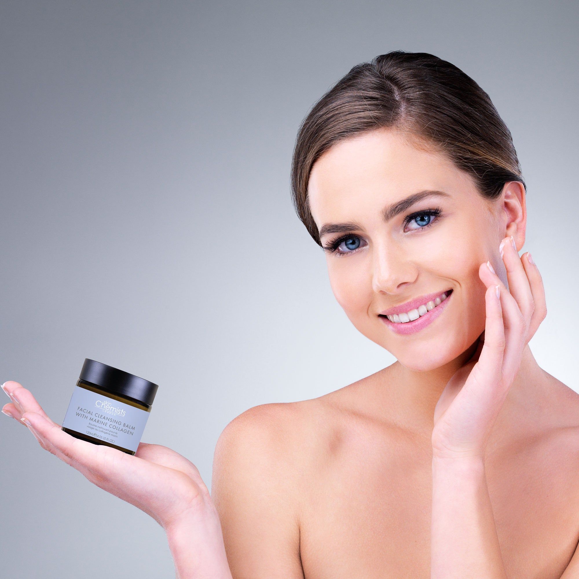 skinChemists professional Cleansing Balm with Marine Collagen 120ml image 4