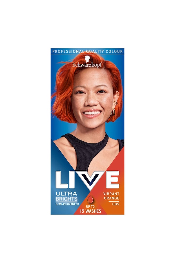 Schwarzkopf LIVE Ultra Brights Vibrant Semi-Permanent Hair Dye Orange