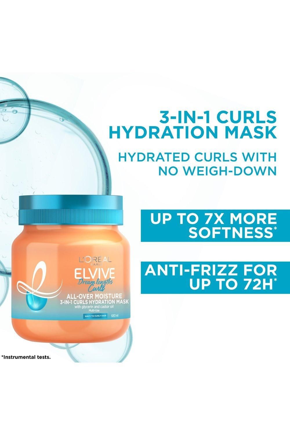 L'Oréal Paris Elvive Dream Lengths 3-in-1 Curls Hydration Mask Multi image 2
